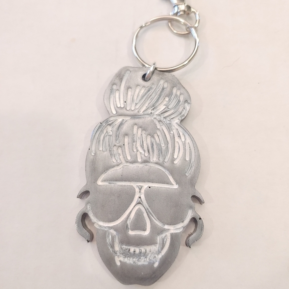Hand Crafted Accessories - Keychain Women's Skull